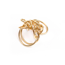 Load image into Gallery viewer, 18 kt Gold Endless Love Ring
