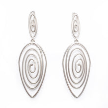 Load image into Gallery viewer, Product shot of sterling silver fascination earring