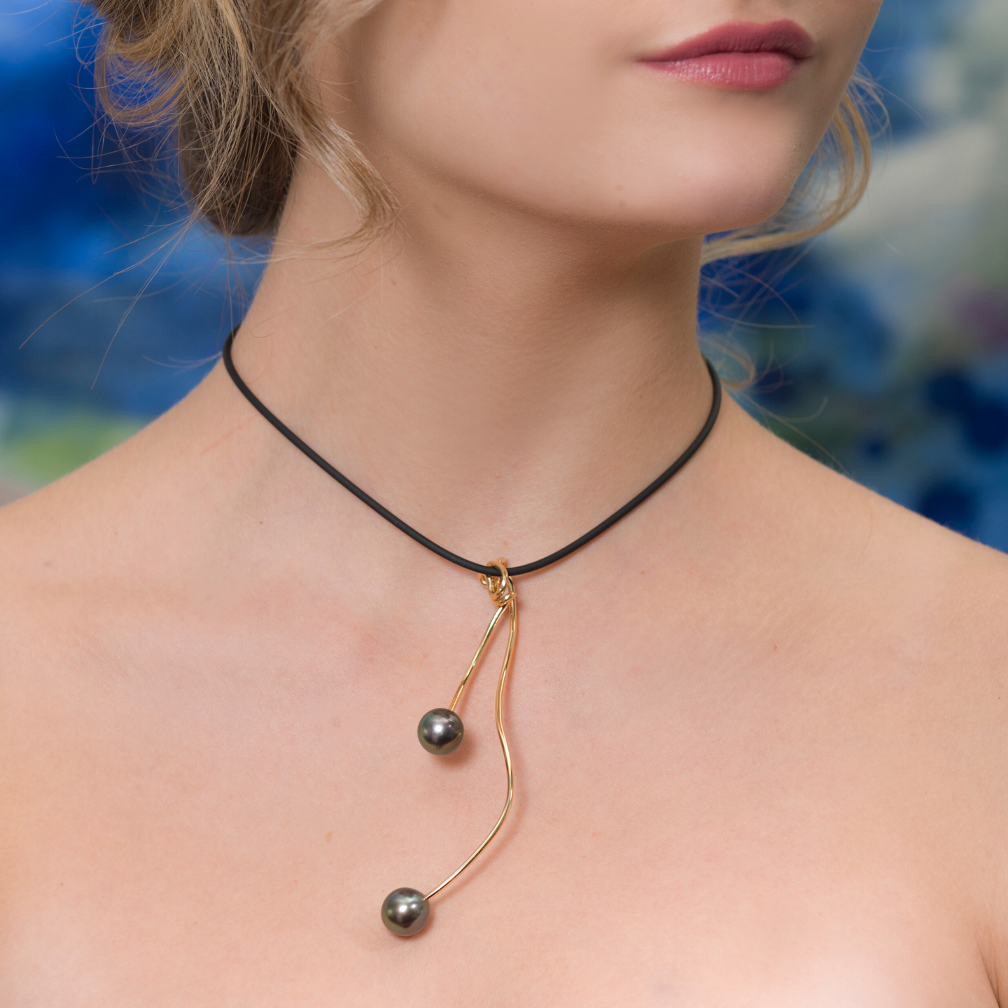 Tahitian Pearl and 14kt Gold Pendant
