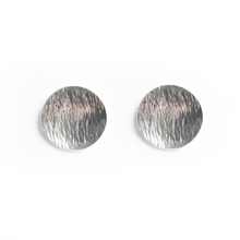 Load image into Gallery viewer, Sterling Silver Ocean Wave Stud