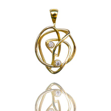 Load image into Gallery viewer, 18kt Gold Endless Love Diamond Pendant