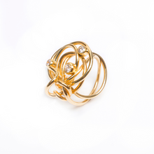 Load image into Gallery viewer, 18kt Gold Endless Love Ring with Diamonds